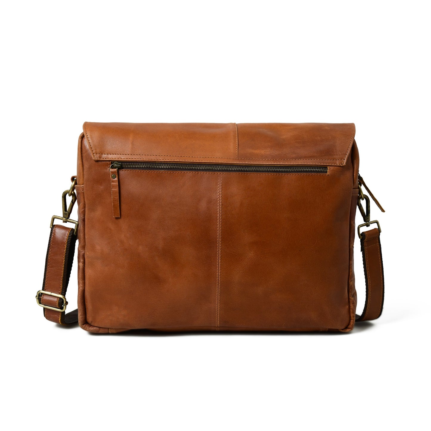 The Wilson Tan Leather Crossbody Bag