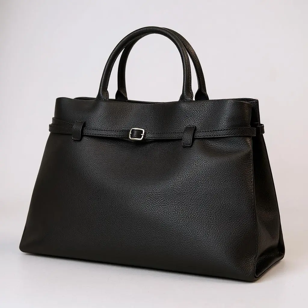 The Sarah XL Leather Belt Tote