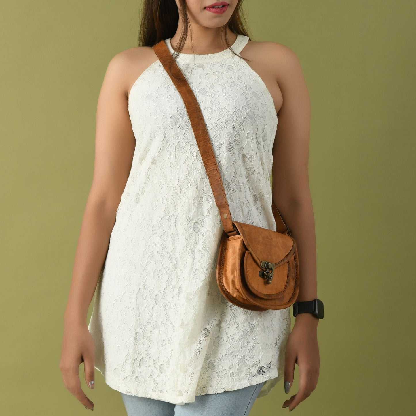 The Willow Full-Grain Leather Sling Bag