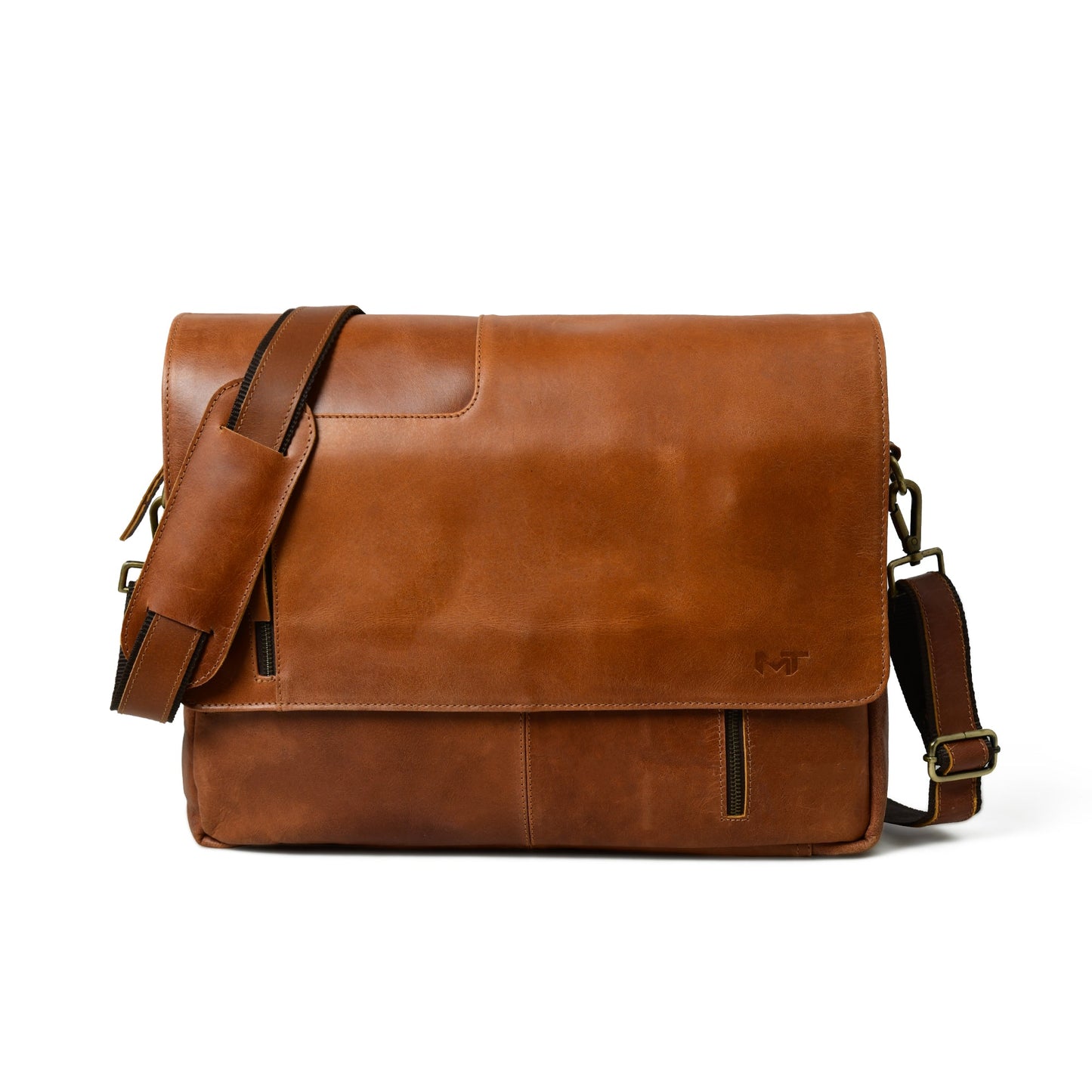 The Wilson Tan Leather Crossbody Bag