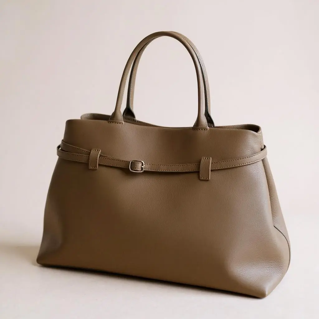 The Sarah XL Leather Belt Tote