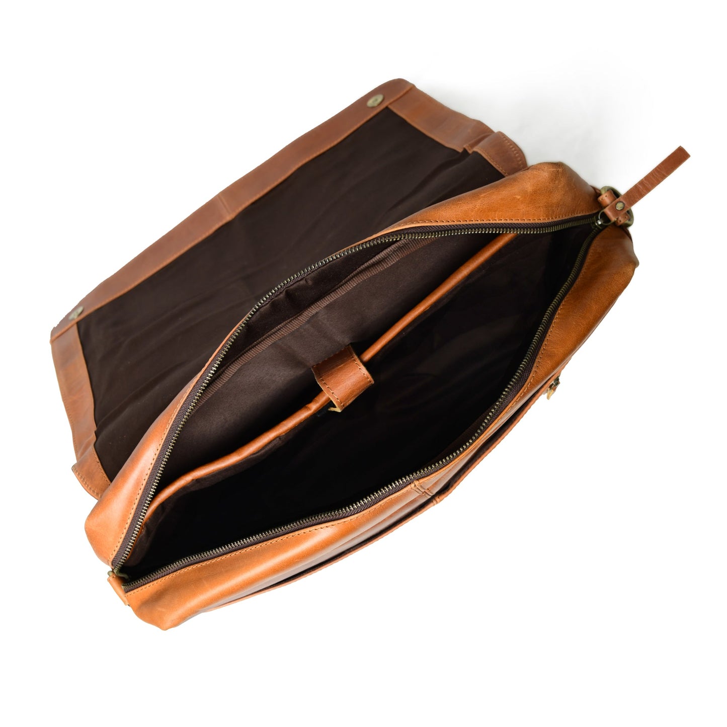 The Wilson Tan Leather Crossbody Bag