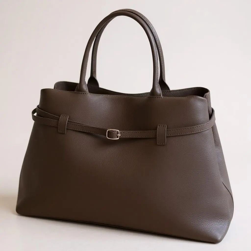 The Sarah XL Leather Belt Tote