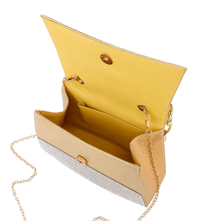 The Aurelia Crystal Chain Evening Bag