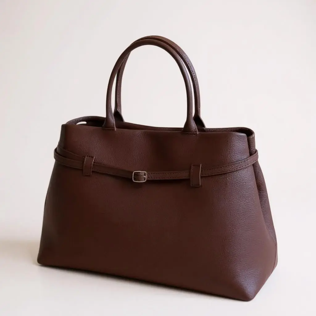 The Sarah XL Leather Belt Tote