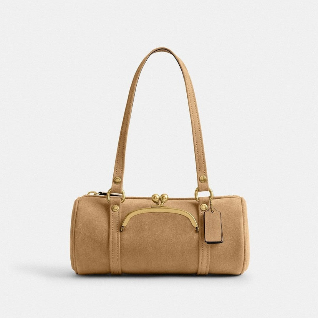 Kisslock Barrel Bag 28