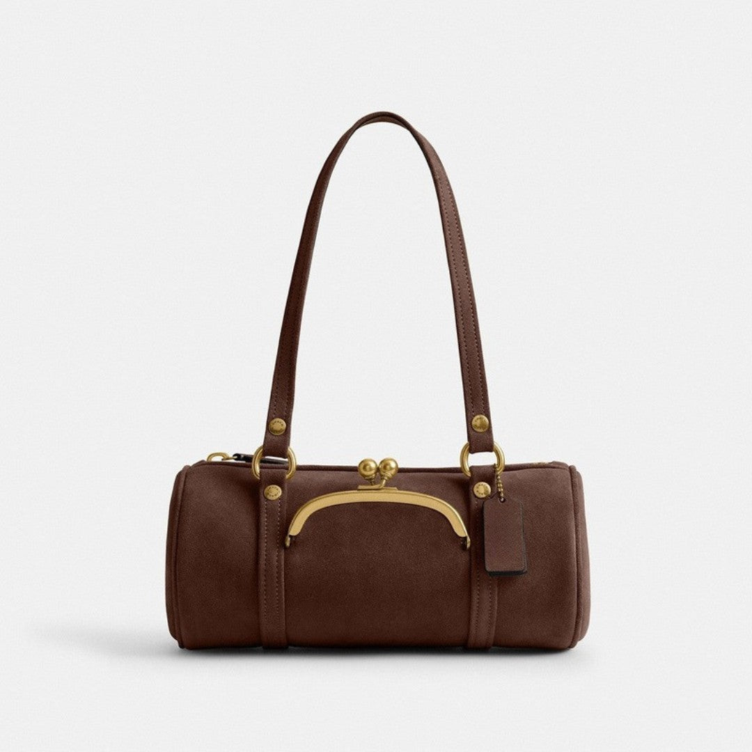 Kisslock Barrel Bag 28