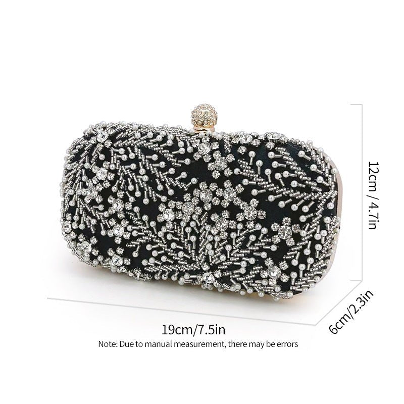 The Nocturne Satin Evening Clutch