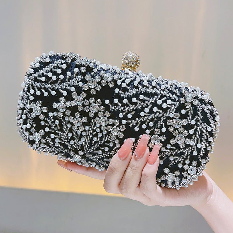 The Nocturne Satin Evening Clutch
