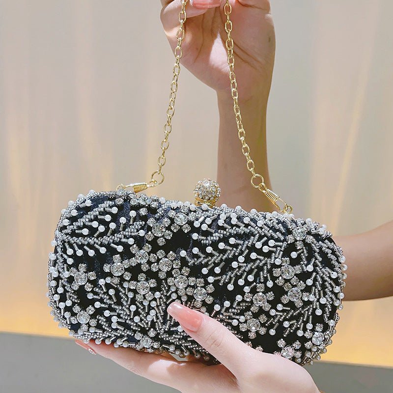 The Nocturne Satin Evening Clutch